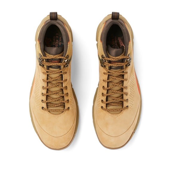 Filson X Danner Trail 2650 Hiker Boots - Prairie Sand Leather Size 7 - Picture 3 of 10